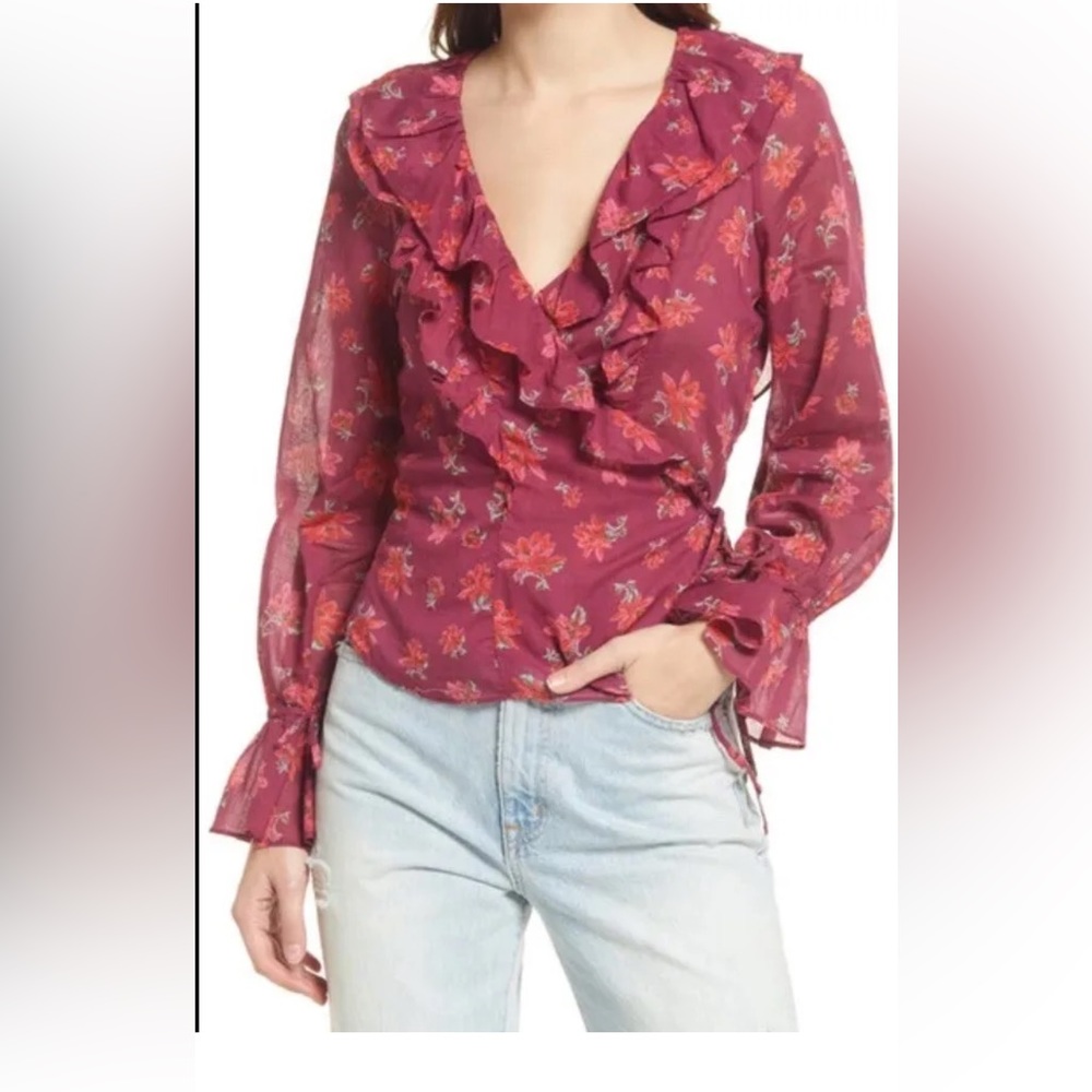 Free people ruffle top